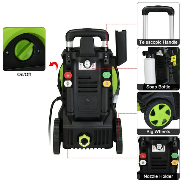 Ktaxon High Pressure Washer, 3380PSI 2GPM Electric Power Washer