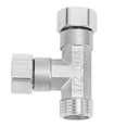 thumbnail image 4 of Hose Joint Adapter, 304 Stainless Steel Leakage Free Easy Installation Tee Design Wide Application Pipe Fitting Connector 5kg Pressure  For Building 2 Female Thread Joint And 1, 4 of 8
