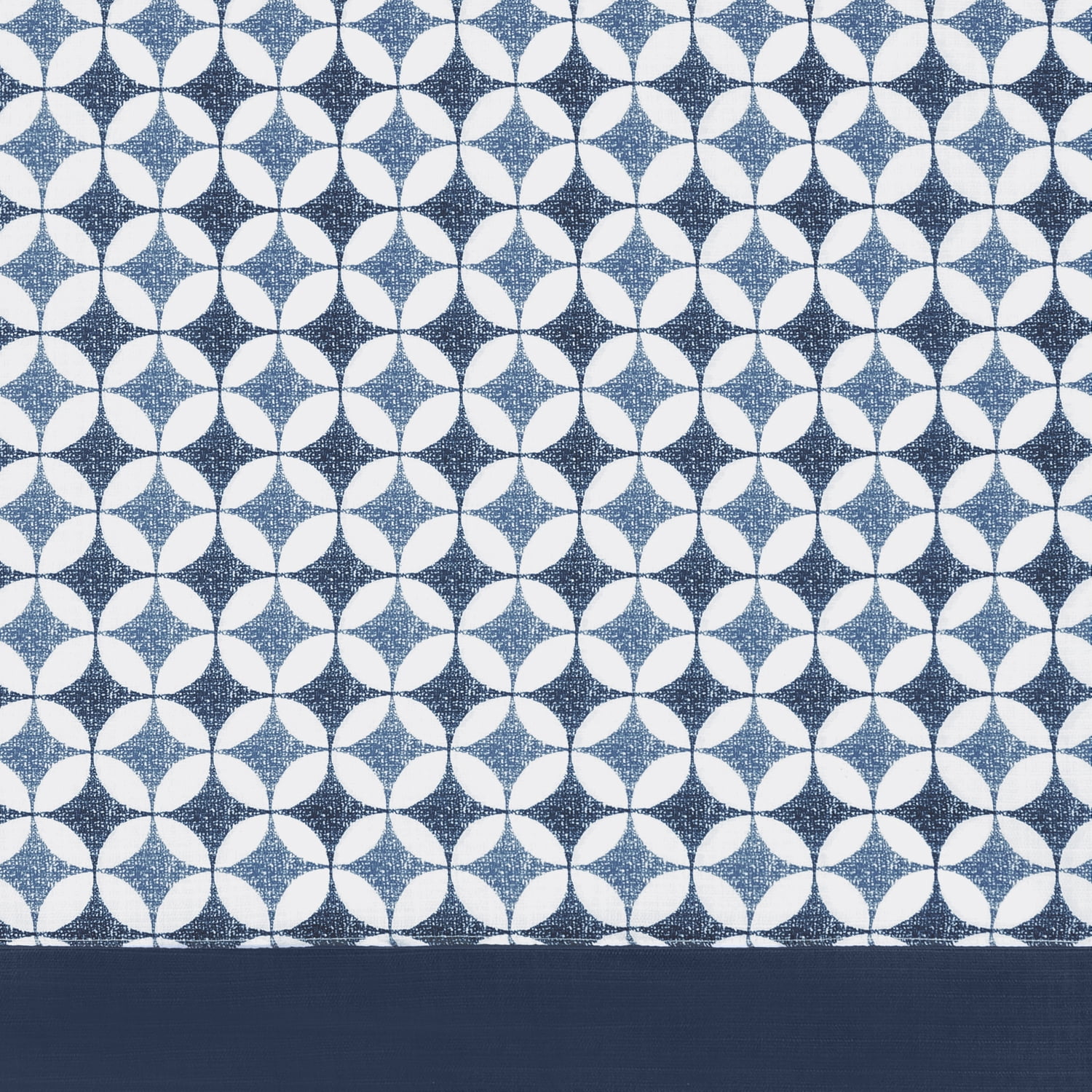 Achim Callie Cuff Tab Top Window Curtain Panel - 52x63 - Navy