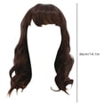 thumbnail image 2 of European Beauty Short Curly Wig Synthetic Heat Fiber Natural Looking Daily Party Hair, 2 of 4