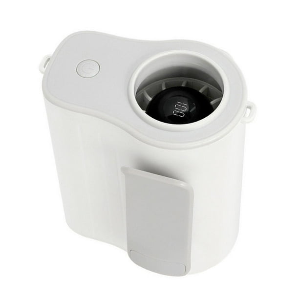 Ventilador portátil de cintura para ropa de trabajo, ventilador de refrigeración, ventilador colgante de escritorio de bajo ruido. Blanco