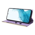 thumbnail image 5 of Desugned For Samsung Galaxy S21 Wallet Phone Case,With Suction Cup Fastener,Flip Folding Kickstand,With Card Slots,Wrist Strap&Shoulder Strap,Shockproof PU Leather Phone Case,Purple, 5 of 9
