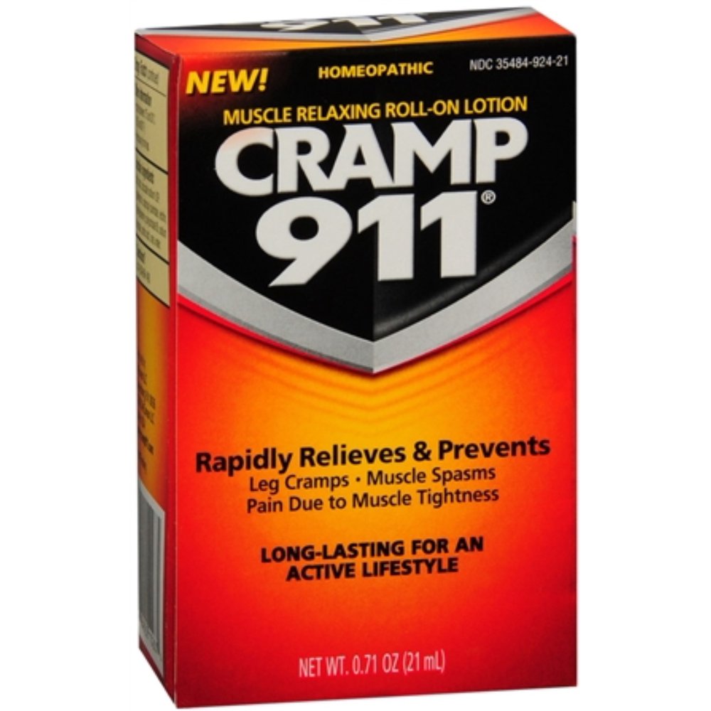 Cramp 911 Muscle Relaxing RollOn Lotion 21 mL (Pack of 2) Walmart
