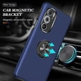 thumbnail image 4 of Moto Edge Plus 2022 Case for Motorola Moto Edge 30 Pro Case  Grade Shockproof Built-in Ring Holder Kickstand Car Mount Protective Case for Edge Plus 2022 Edge 30 Pro Phone Case (Blue), 4 of 8