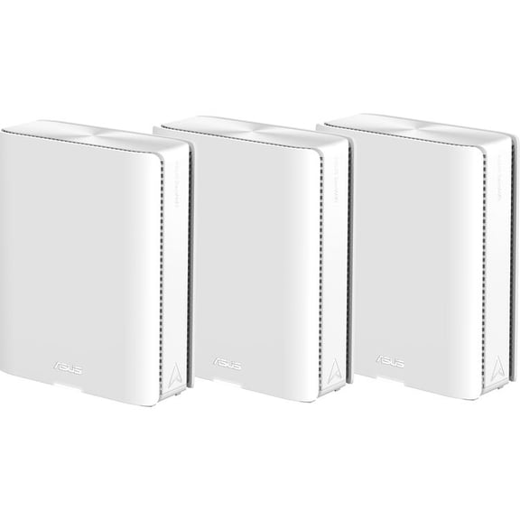 Restored : ASUS ZenWiFi BT10 Tri-Band WiFi 7 Mesh, 18 Gbps, 3000 sq.ft (3pk), Dual 10G Ports, Security and Parental Controls Included, Smart Home Master SSIDs, 4G & 5G Mobile Tethering (Refurbished)