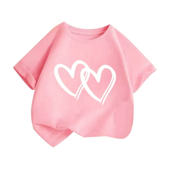 LWNYDPLSD Toddler Tshirts Cat Shirts for Girls Matching Shirts Family Kawaii Shirt Teenage Girl Clothes Junior Clothes for Teen Girls Girl Size 8, Pink 12-14 Years