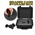 thumbnail image 3 of Graded Card Storage Box Fit for BGS PSA SGC FGS Graded Sports Trading Cards Weatherproof Case Impact Absorbing Foam Slots (Large), 3 of 9