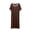 Coffee, variant on RQYYD Womens Long Nightgown with Lace Trim Soft Loose Sleep Dress Lightweight Comfy Loungewear Casual Sleepwear for Women