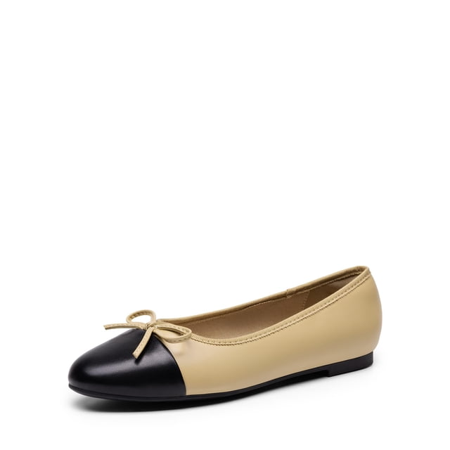 Dream Pairs Zapatos Ballerinas Mujer Punta Redonda Slip-On Nude Talla 9 UK