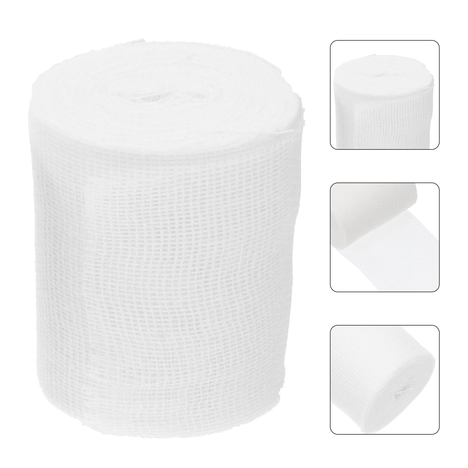 2 Rolls Gauze Bandage Wrap Tape First Aid Wound Bandage Care Bandage