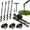 30" (4-pack)-4, variant on Ground Anchors Screw In Kit With Ratchet Straps (18" 24" 30" 3/4 Pack) - Fully Welded Heavy Duty Earth Anchor Spiral Tie Down Sta