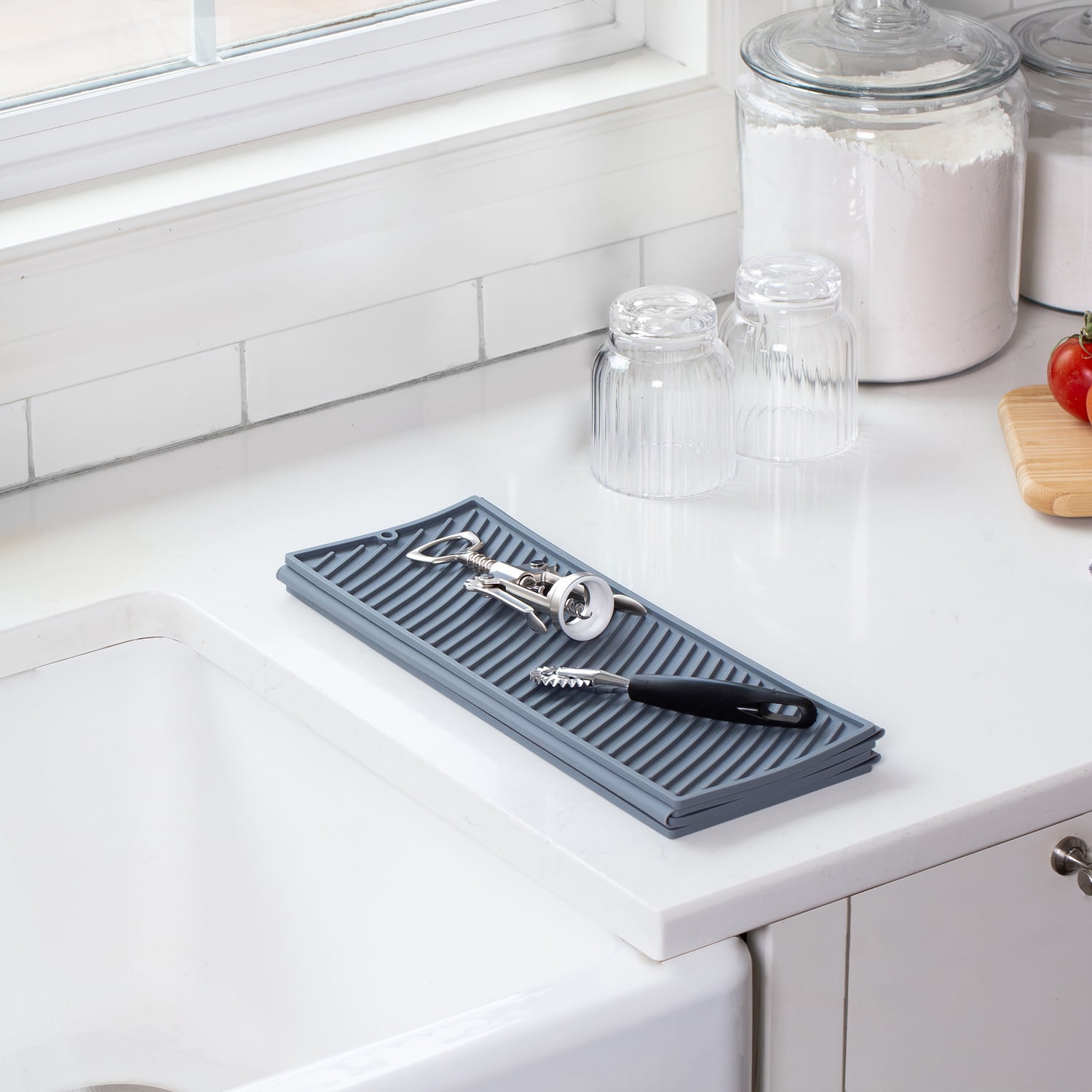 Better Houseware Expandable Silicone Drying Mat , 3419