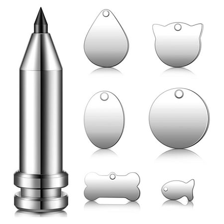 

Engraving Tip Tool Engraving Tool with 6 Pcs Assorted Metal Stamping Blanks Compatible with Air Air 2