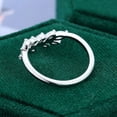 thumbnail image 4 of Silvago Jewel Excellent 1.6 Ct Marquise Cut Diamond Ring - 14K White Gold Plated Ring - Leaves Shape Curve Rings for Women's - Curved Diamond Rings for Women's - Engagement Wedding Rings, 4 of 9