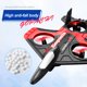 thumbnail image 2 of Avión RC de 2,4 GHz, retorno automático, 6 canales, EPP, juguete de avión RC de ala fija (rojo 1 batería), 2 of 7