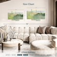 thumbnail image 4 of Elephant Stock Gentle World Wall Art - Horizontal Multi Panel Canvas - Living Room Wall Decor - Abstract Multi Panel - Green And Blue Decor By Julia Purinton - 36" x 22", 4 of 8