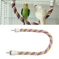 thumbnail image 4 of Juguetes Para Pájaros Con Cuerda De Algodón Para Escalar, Coloridos, De Fácil Instalación, Flexibles, Interactivos, Resistentes A Las Mordeduras, Percha De Cuerda Para Loros, 4 of 7
