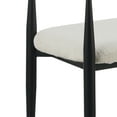 thumbnail image 5 of Christopher Knight Home Minimalist Boucle Upholstered Loveseat with Metal Frame, Light Beige, 5 of 8