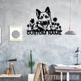 thumbnail image 4 of Craftnamesign Custom GSD German Shepherd Husky Mix Metal Wall Art LED Light, Custom Dog Name Sign, 4 of 5