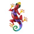 thumbnail image 1 of Figura Gecko - Adornos de pared de lagarto Gecko colgante de metal para exteriores rojo Ehuebsd Libre de BPA, 1 of 6