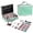 Green Houndstooth, variant on Hot Sugar Makeup Kit for Girls 10-12, All-in-One Kids Makeup Set for Teens, Starter Cosmetic Set for Women (Rainbow)