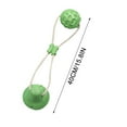 thumbnail image 2 of Fiudx Juguete Multifunción para Mascotas, Pelota Masticable Molar Resistente, Juguete Elástico para Buscar, Juego Interactivo Atractivo, para Uso En Interiores y Exteriores, para Cachorros y Perros A, 2 of 5