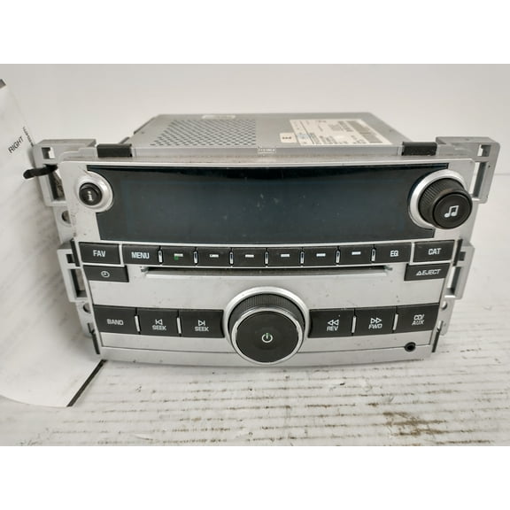 Pre-Owned 09 10 11 12 Chevrolet Malibu AM FM CD Radio Receiver OEM - Verify Specific Vehicle Fitment In Description - (Good)