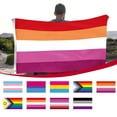 thumbnail image 1 of Dadiaei Progress Pride Rainbow Flag 3x5 Outdoor All Inlcusive Progressive Pride, 1 of 9