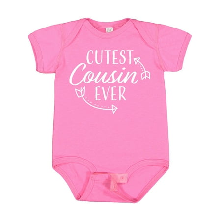 

Inktastic Cutest Cousin Ever with Arrows Gift Baby Boy or Baby Girl Bodysuit