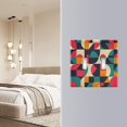 thumbnail image 4 of Yayeee Toggle Light Switch Wall Plate 3-Gang 6.37"x4.48" Decorative Outlet Cover, Retro Geometric, 4 of 7