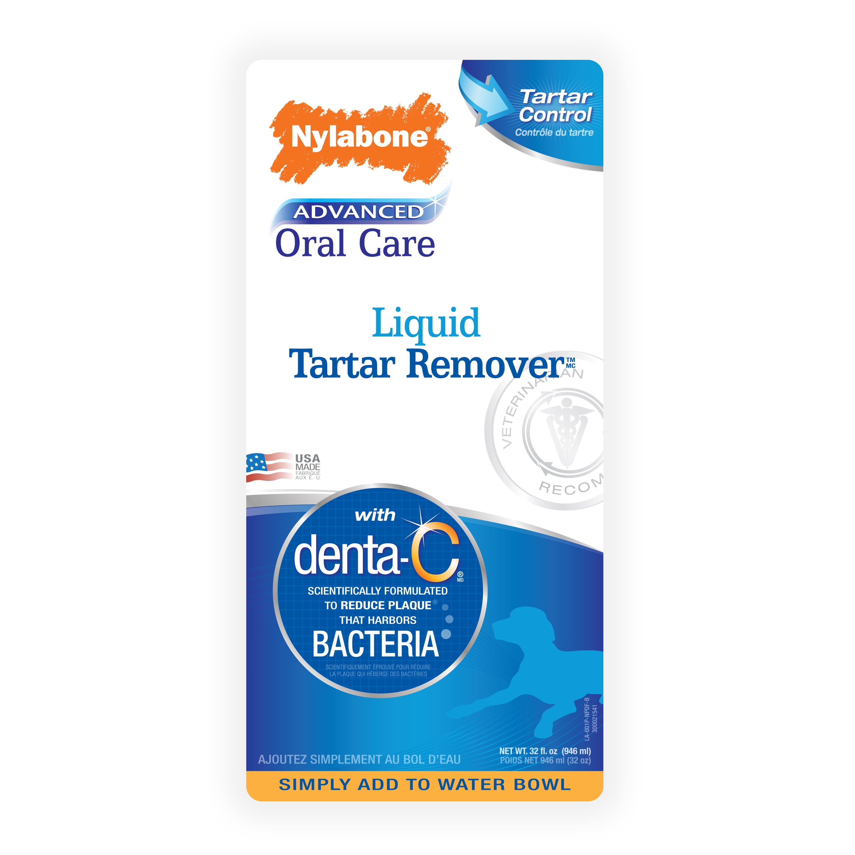 nylabone advanced oral care liquid tartar remover