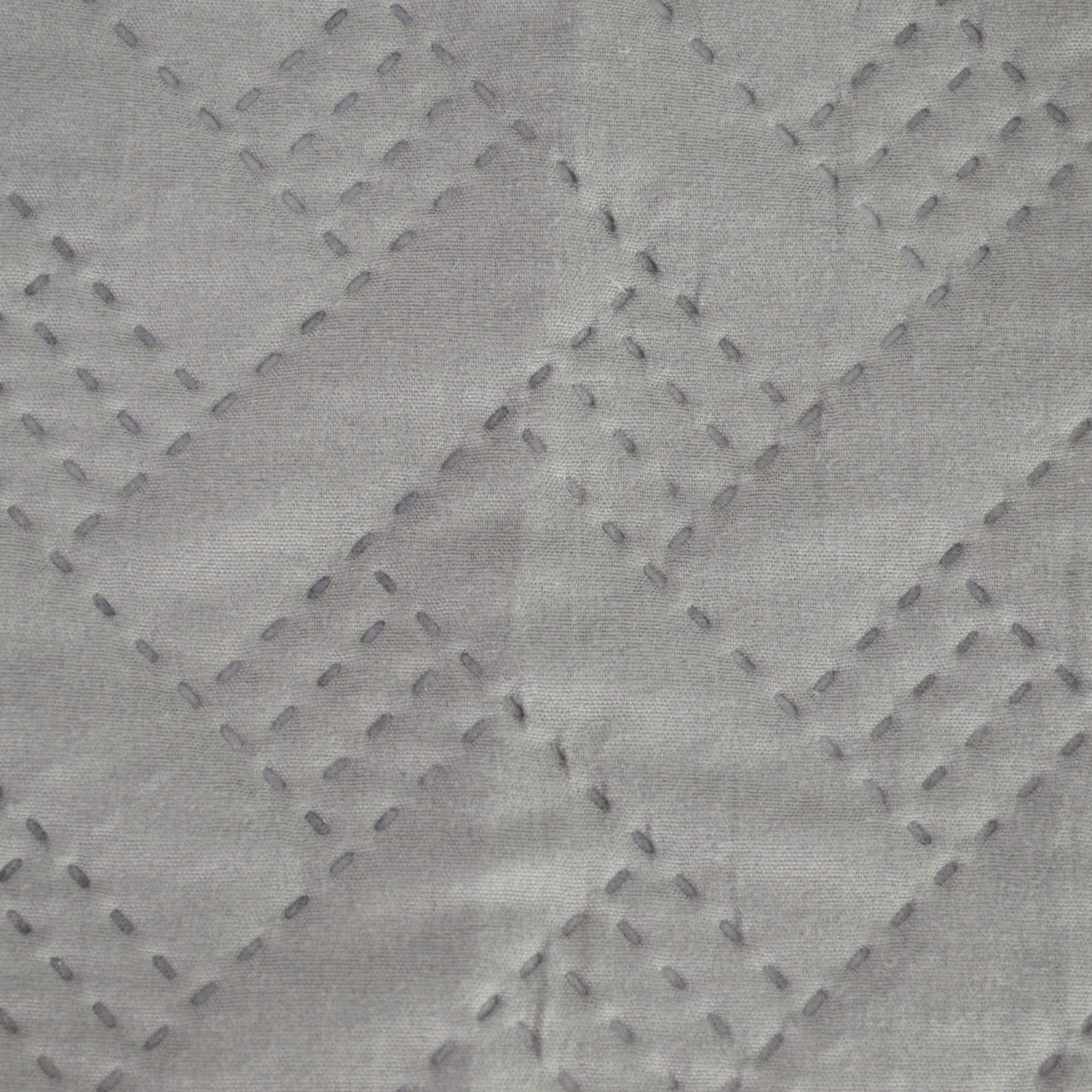 Reversible Quilt Bedspreads Coverlets Quilts Ultra Soft Lightweight Bedding Set, Grey, 2 Piece Twin