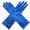 A61-Blue, variant on One Size Kids Long Satin Gloves with Bow Decor Dress Up Gloves