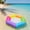 Colorful A, variant on Hexagon Inflatable Pool Float, 69 Inch Mesh Water Lounger for Adults, Colorful Sturdy Pool Raft with Comfortable Net Seat for Beach, Lake, Summer Pool Parties