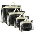 thumbnail image 4 of Coofit Purse Dust Bag Hanging: 8PCS Plastic Purse Storage Organizer Handbag Protector, 4 of 10