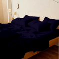 thumbnail image 2 of Kotton Culture 1000 TC Bed Sheets 4 Piece 15" Inch Deep Pocket Sheet Set (Navy Blue, RV King), 2 of 4