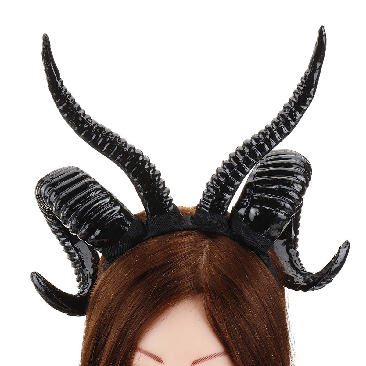 ADULT QUEEN FICENT HORNS HEADPIECE MALEFICENT COSTUME ACCESSORY MR158086
