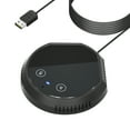 thumbnail image 1 of Amdohai Haut-Parleur de Conférence USB de Bureau Microphone Condensateur Omnidirectionnel à 360° Prêt à l'Emploi Micro pour PC Ordinateur, 1 of 8
