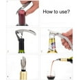 thumbnail image 5 of Vina® 5 Pcs/set Wine Bottle Opener Accessories Gift Set W Corkscrew Pourer Stopper, 5 of 7