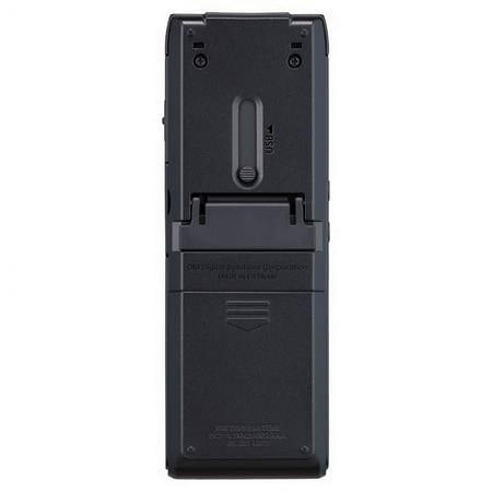 OM System - WS-882 Digital Voice Recorder - Black/Grey