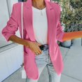 thumbnail image 4 of Veste à Col Rabattu pour Femmes Manches Longues Blazer, 4 of 8