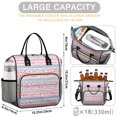 thumbnail image 5 of OBREWU Pioneer Flower Womens Lunch Box for Work,Insulated Large Pioneer Flower Lunch Bag for Women,Loncheras Para Mujer,Leakproof Adult Lunch Bag for Work,Beach,Travel,Picnic,Camping, 5 of 7