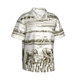 thumbnail image 2 of Haiem Rice Harvest Printed Hawaiian Shirt for Men - Men’s Casual Beach Summer Shirts - Stretch Fabric with Modern Fit-Medium, 2 of 9