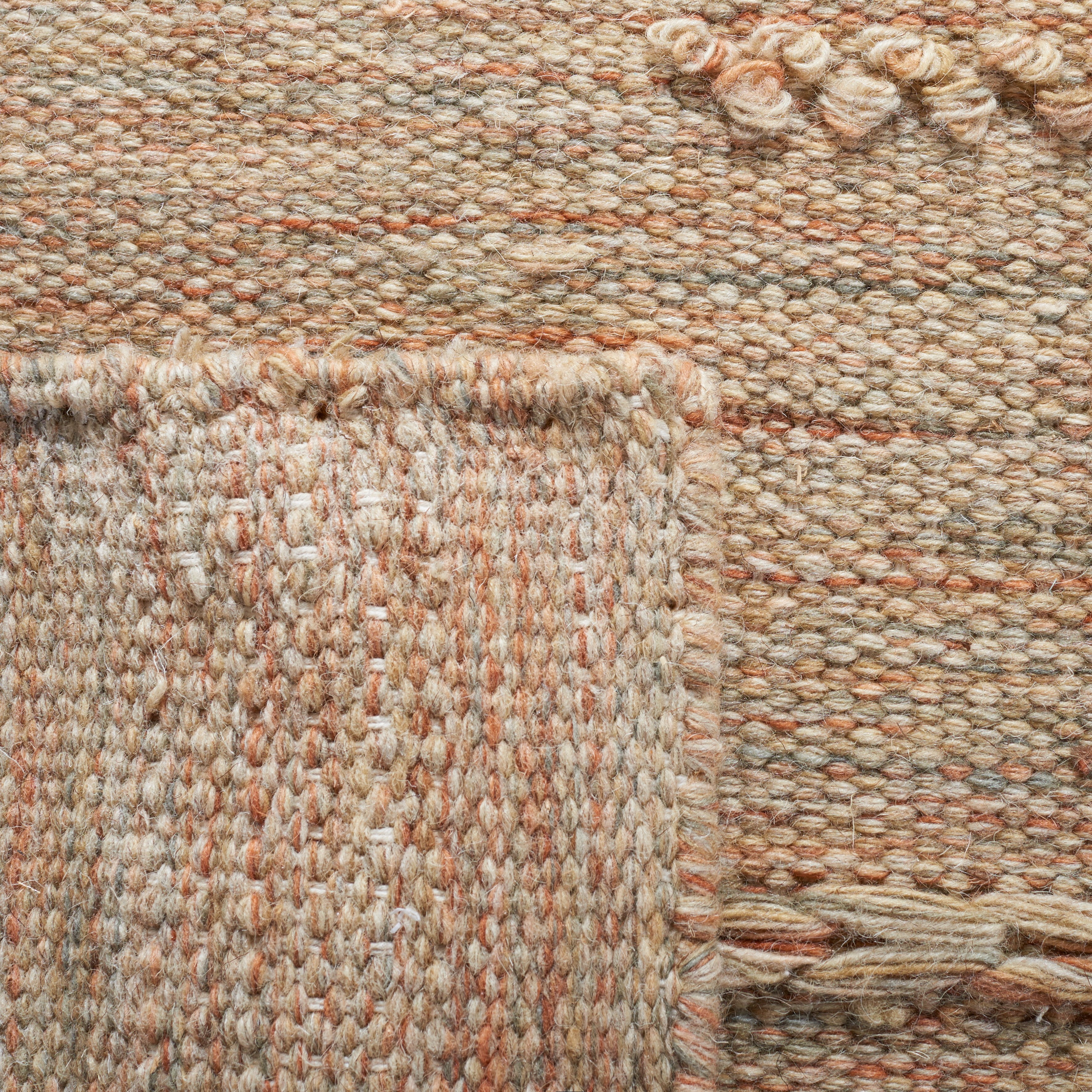 SAFAVIEH Vermont Zavanna Striped Area Rug, Beige/Orange, 3' x 5'