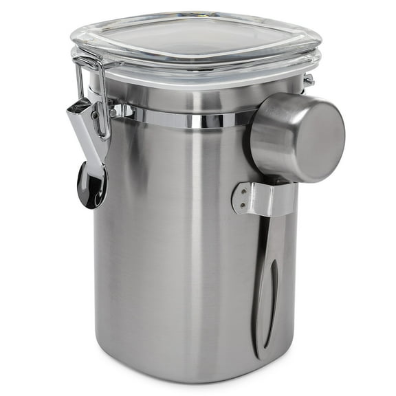 ChefWave Stainless Steel Coffee Canister with Measuring Spoon Example External Product Identifier ASIN Add Has CFL Select Example Brand ChefWave Example Price Per Unit Select Multipack Quantity