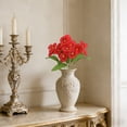 thumbnail image 4 of Artificial Flower Bouquet Red Flowers Faux Silk Flower for Table Centerpieces Home Kitchen Wedding Decoration, 4 of 6