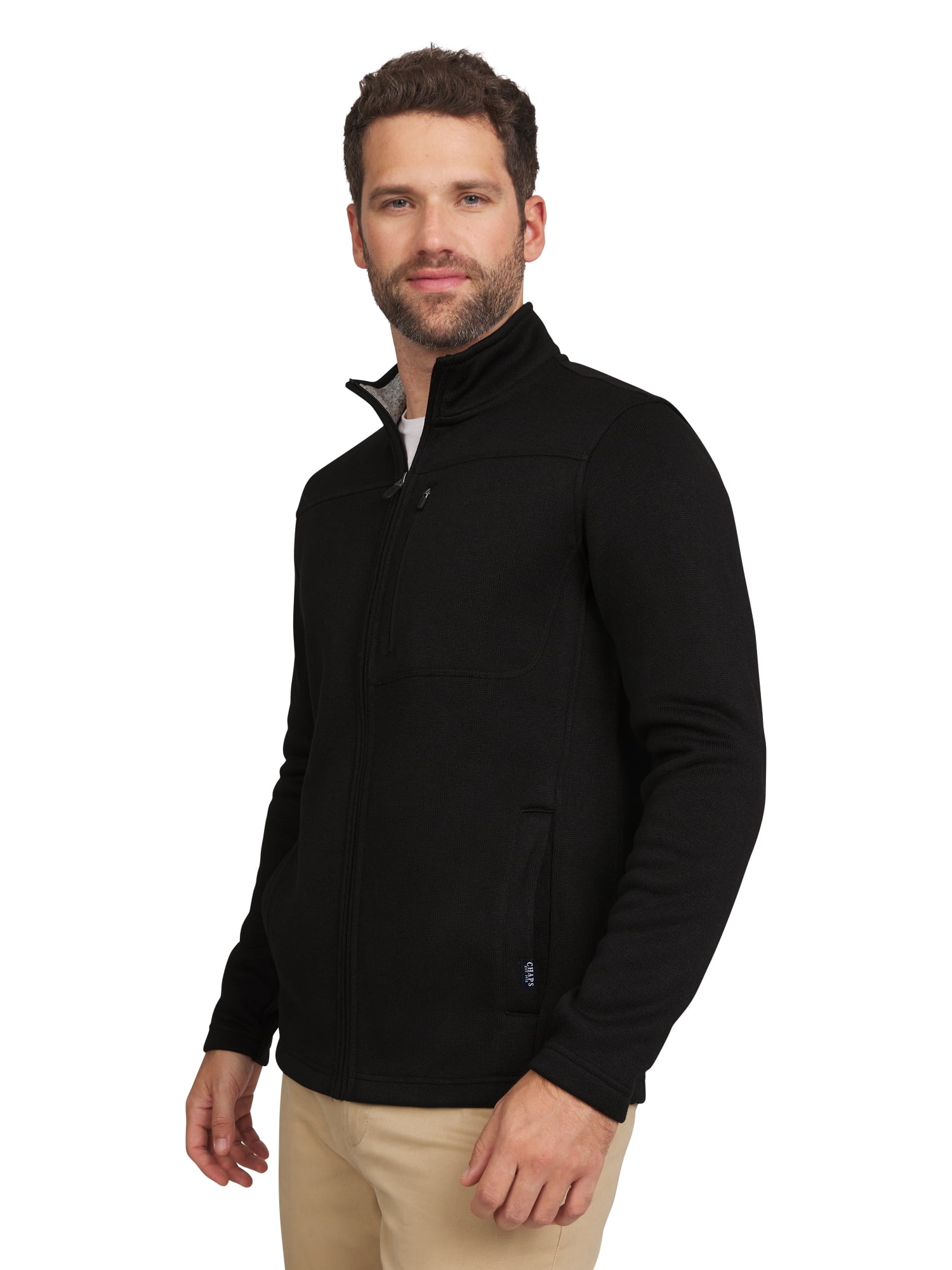 Chaps Mens' & Big Men's Full Zip Fleece Sweater Jacket, Sizes S-2XL