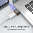 thumbnail image 3 of 6A Tipo-C a USB3.0 Adaptador Convertidor OTG para Samsung Xiaomi PC (1pc Negro) Tmvgtek Para estrenar, 3 of 5