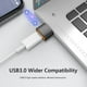 thumbnail image 3 of 6A Tipo-C a USB3.0 Adaptador Convertidor OTG para Samsung Xiaomi PC (1pc Negro), 3 of 5