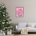 thumbnail image 2 of Stupell Industries Merry & Bright Christmas Cat Lights Graphic Art Black Framed Art Print Wall Art, Design by Be Ni La, 2 of 7